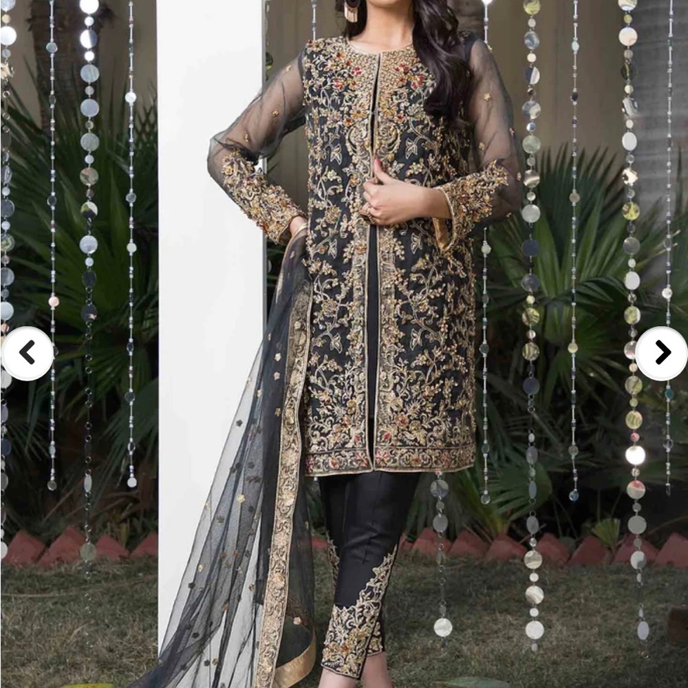 NWT 4 pc designer Pakistani party wedding wear